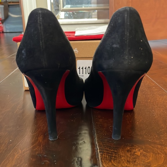 Christian Louboutin Argotik 100 Suede Pumps Size 38/8 - Picture 7 of 9